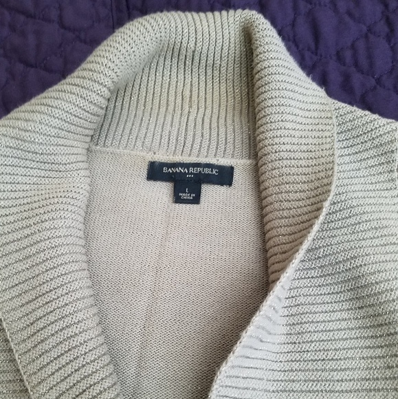 Banana Republic Factory Sweaters - Beautiful Oatmeal/gold 3/4 sleeve sweater...